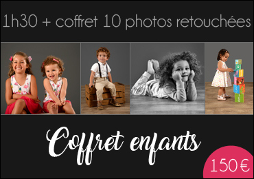 Coffret photo cadeau portraits d'enfants à Lyon