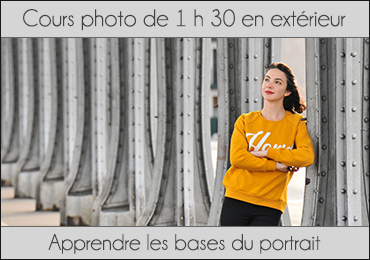 Cours de photo portrait en extérieur à Lyon