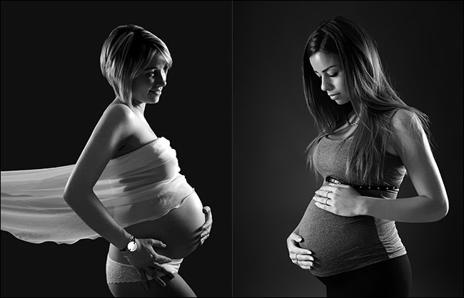 Photo portrait de grossesse à Lyon