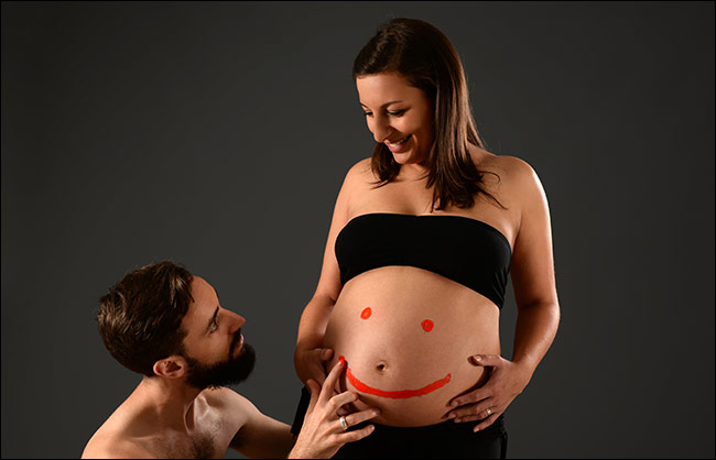 Séance photo pour femme enceinte à Lyon